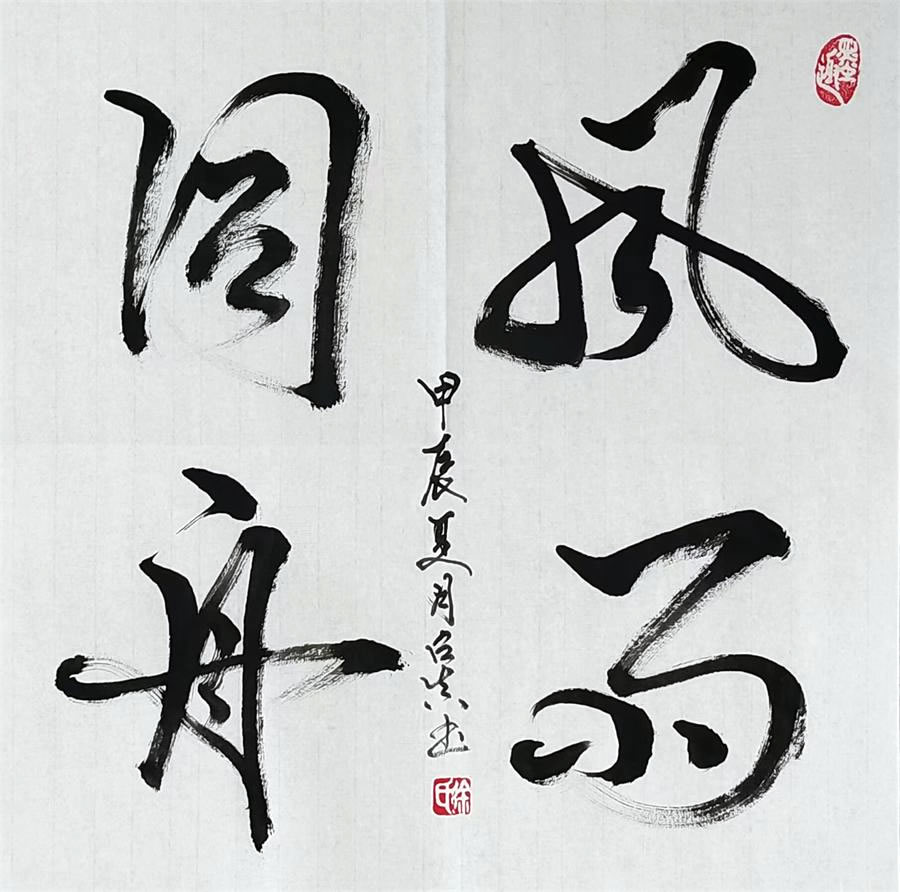 徐召真书法作品选：风雨同舟